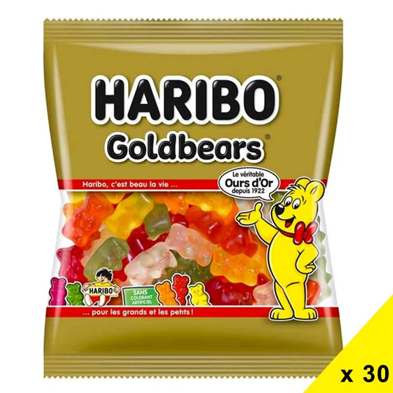 Sachet Bonbons Haribo L'ours d'Or 120 g