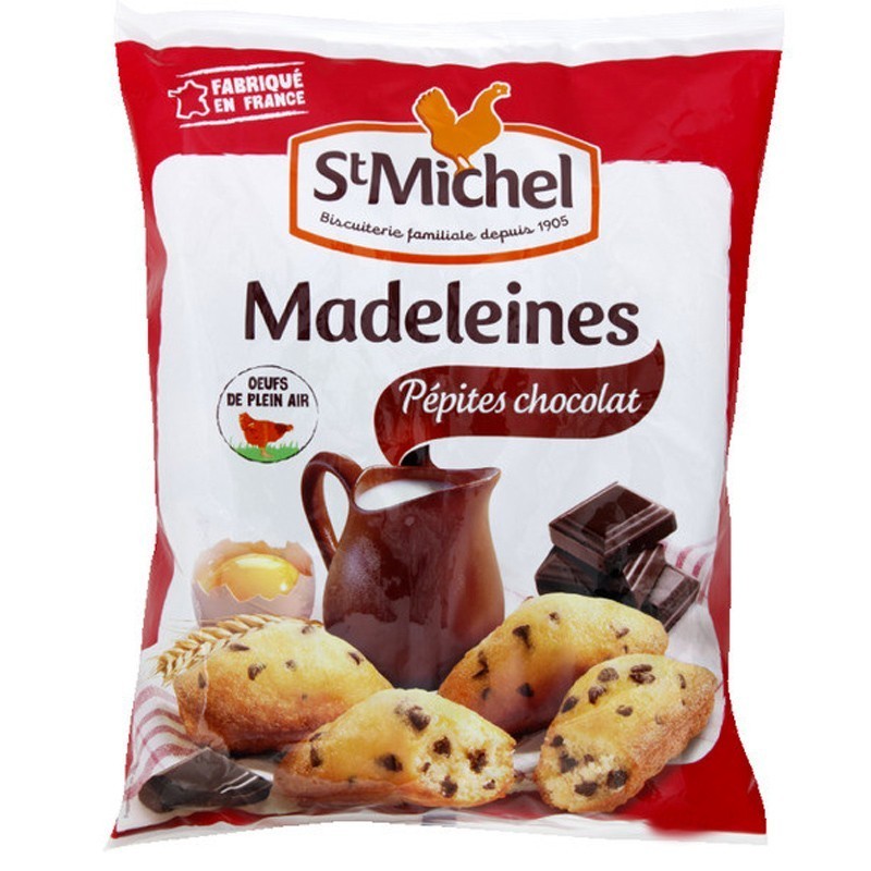 Madeleine cœur au bon chocolat - St Michel
