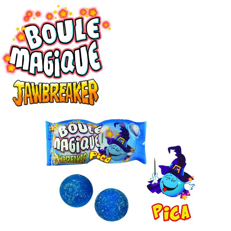 Bonbon Boules magiques Sour Lot de 3 sachets de 2 - La Boite à