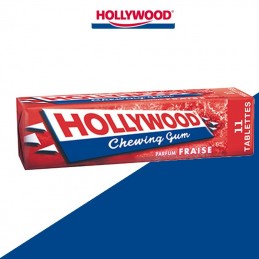 HOLLYWOOD CHEWING GUM FRAISE 20 PCS – AssiaSweet