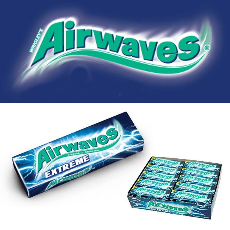 Airwaves Chewing-gum s/ sucres Menthol Extreme 