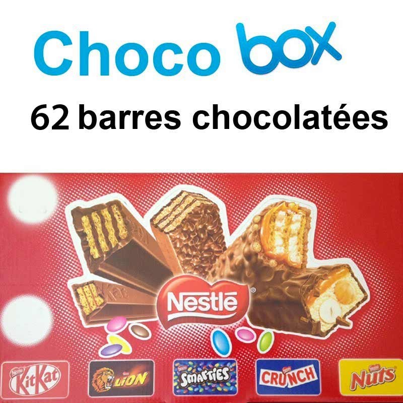 Choco Box 62 barres Nestlé