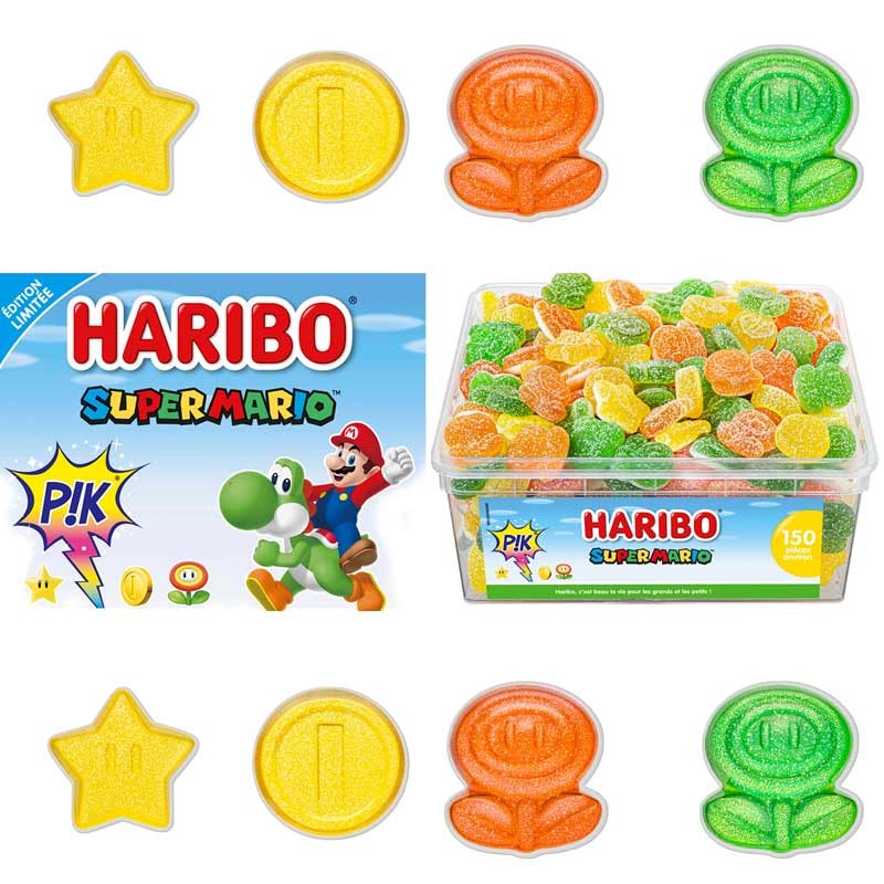 Bonbons Super Mario Pik HARIBO Bonbon Mario Super Mario Haribo