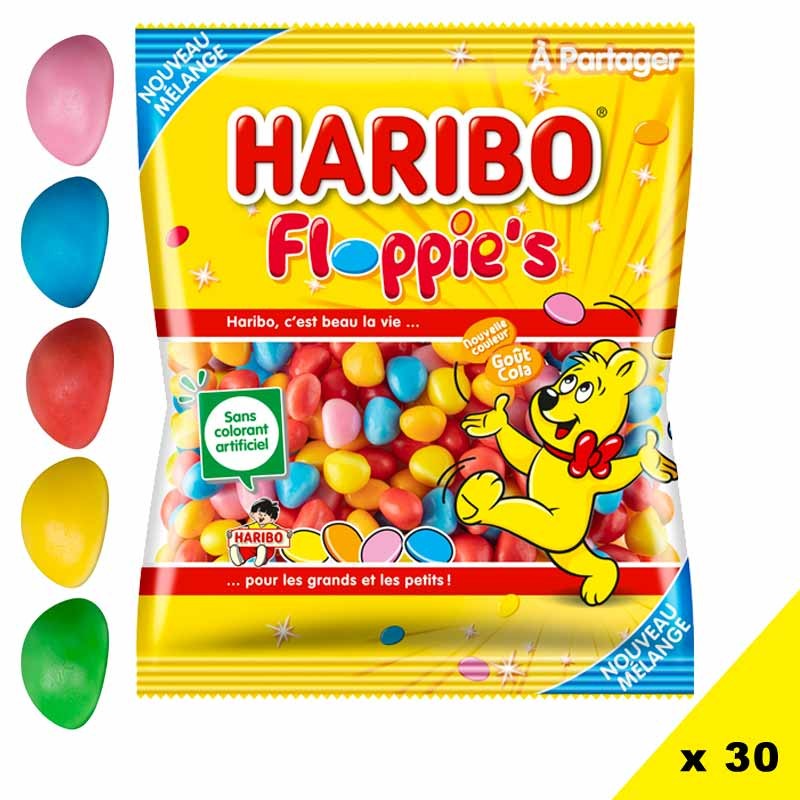 Floppies Haribo Bonbon Bonbon Dragéifié