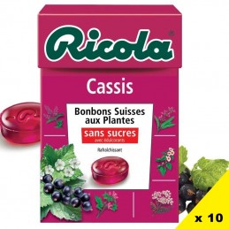 Ricola Cassis, 10 pièces
