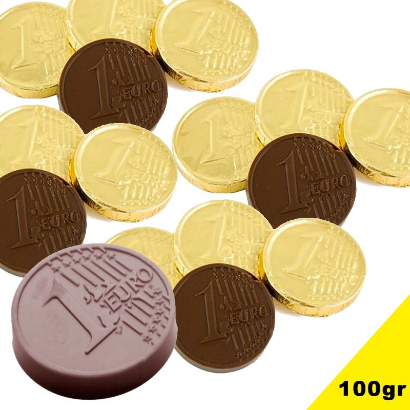 Choco monnaie euros en chocolat 100g pas cher 